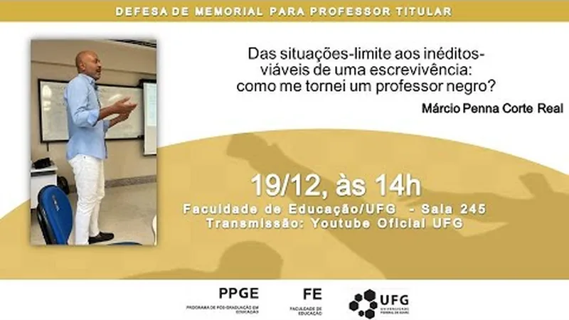 Miniatura do vídeo: Das situações-limites aos inéditos-viáveis de uma escrevivência: como me tornei um professor negro?