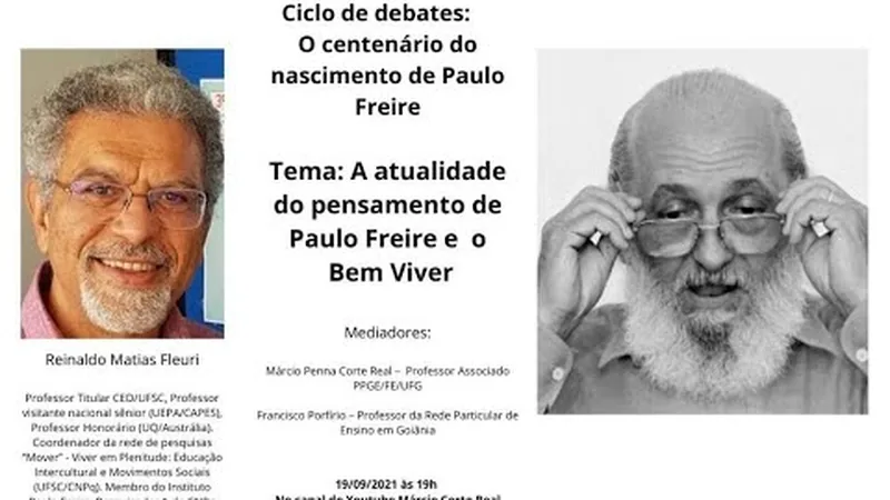 Miniatura do vídeo: A atualidade do pensamento de Paulo Freire e o Bem viver
